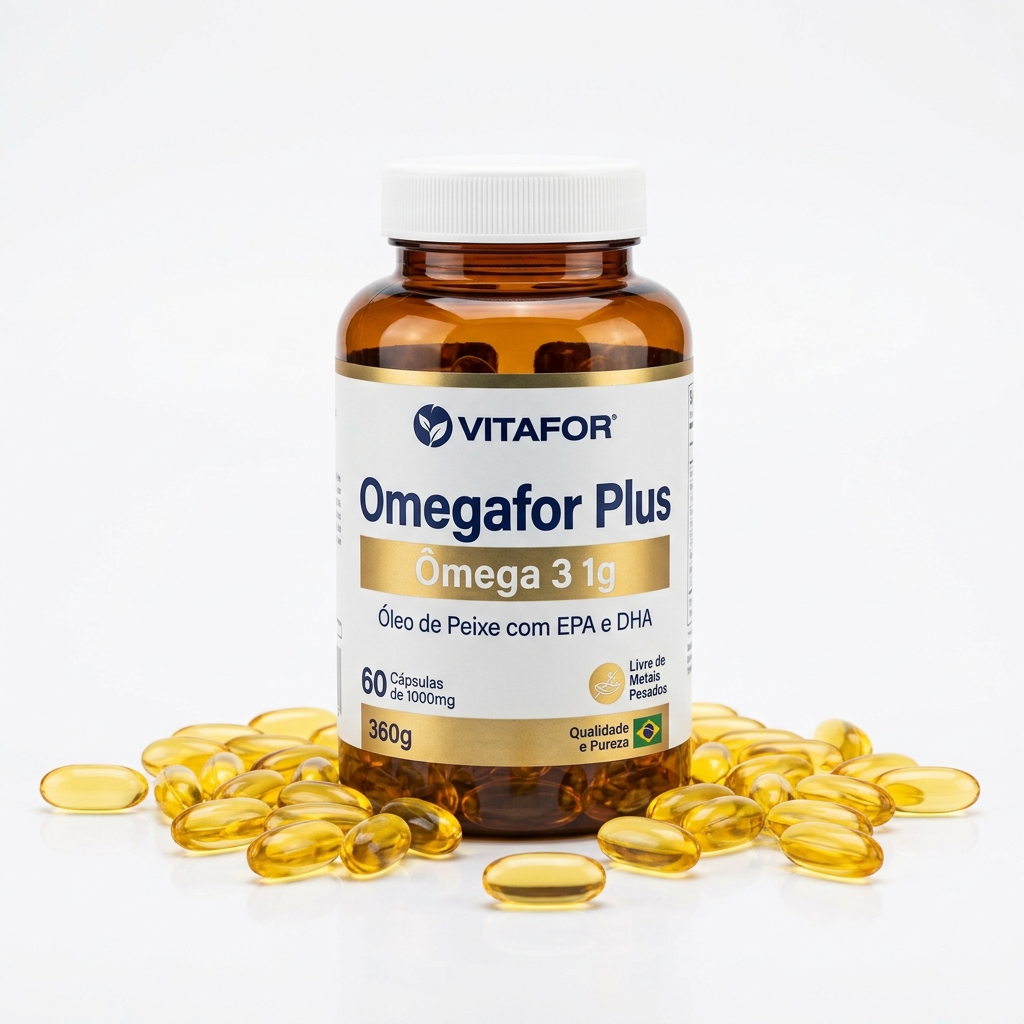 Suplemento Alimentar Omegafor Plus 1g Ômega 3
